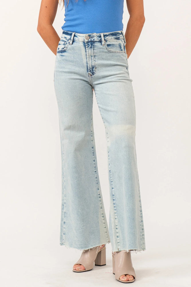 Fiona Super High Rise Wide Leg Jeans-Tolleson