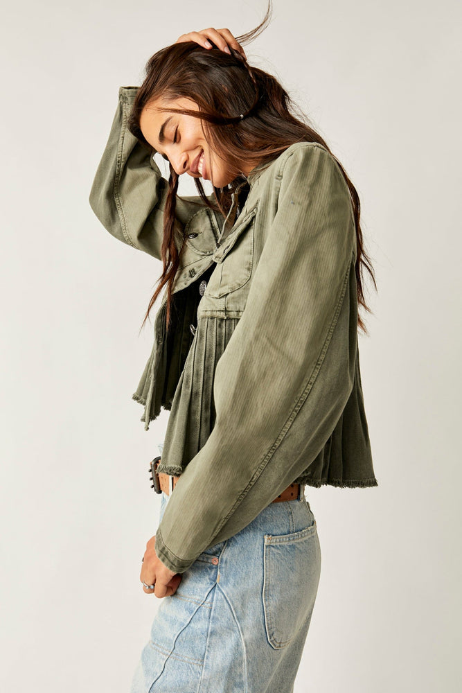 Cassidy Jacket-Military FINAL SALE