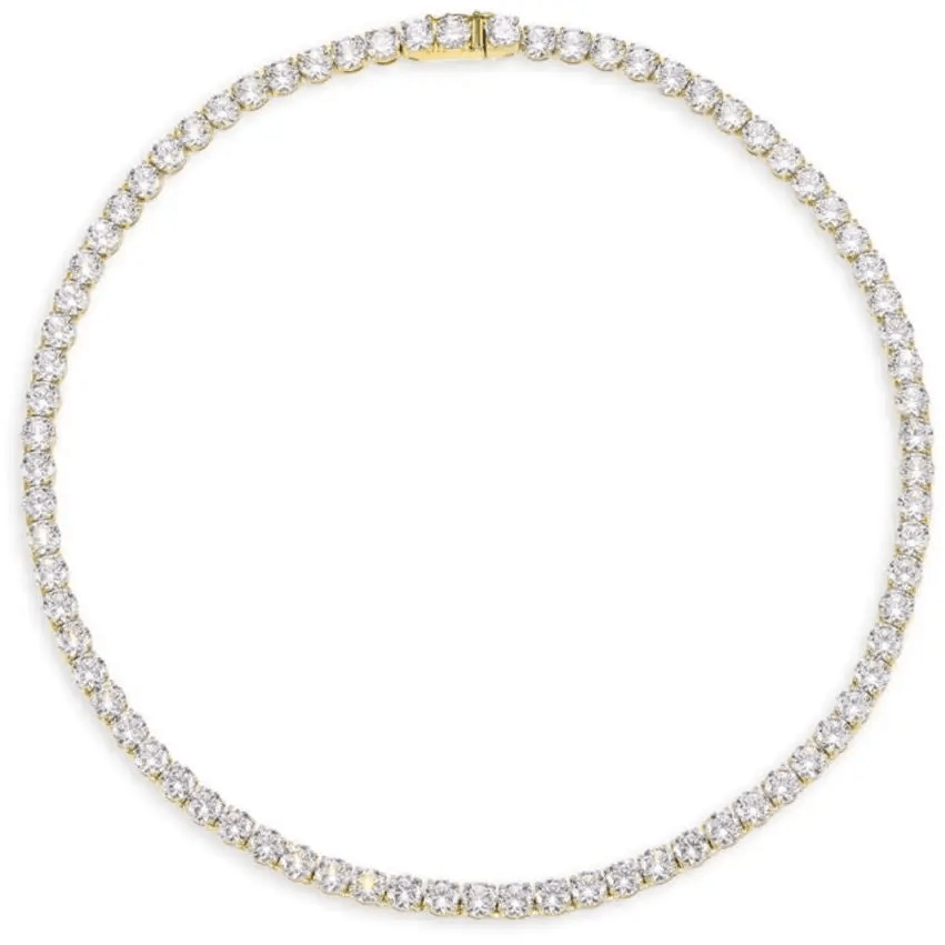 Karla Tennis Necklace Gold 18"