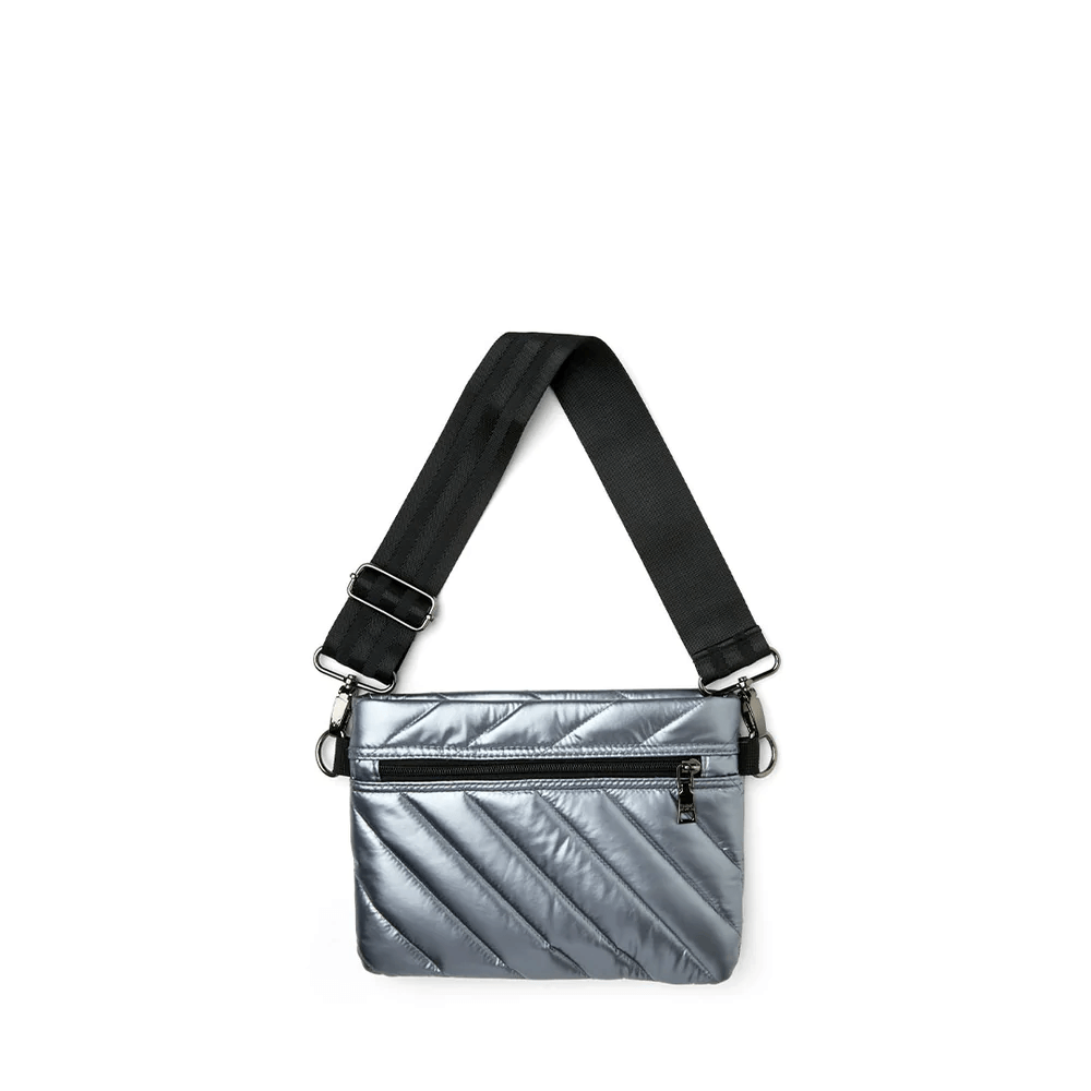 Diagonal Bum Bag 2.0- Pearl Silver