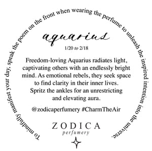 Aquarius Zodiac Perfume