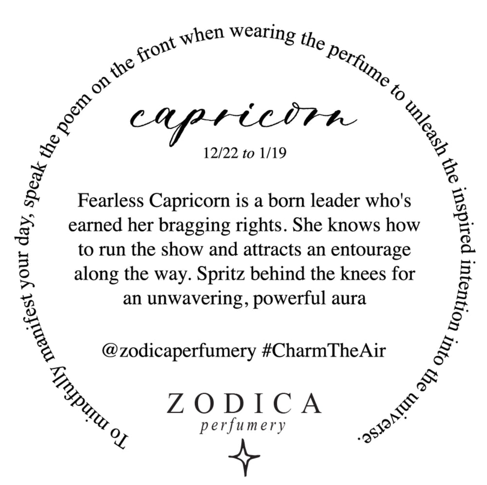 Capricorn Zodiac Perfume