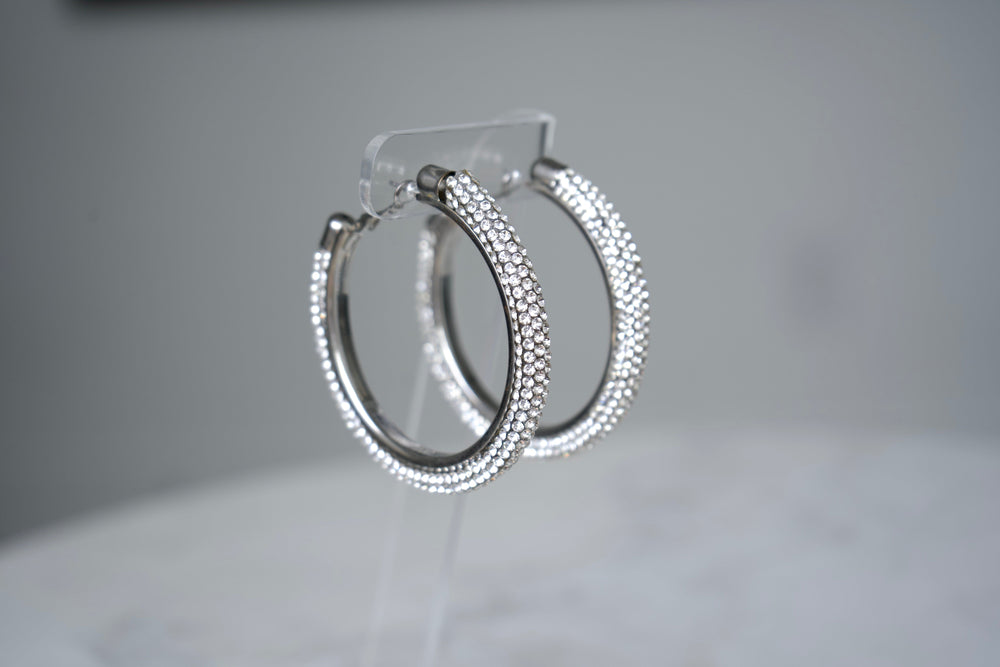 Vintage Silver Earrings BB625