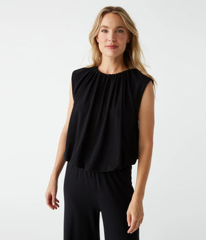 Cindy Bubble Top-Black