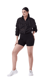 Organza Windbreaker - Very Black