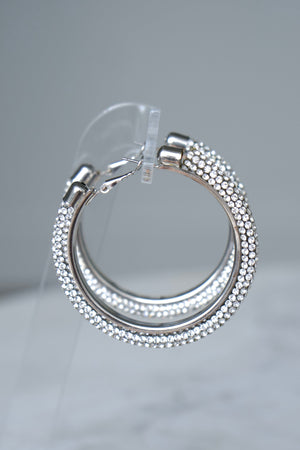 Vintage Silver Earrings BB625