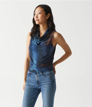 Anita Mock Neck Tank-Nocturnal Combo