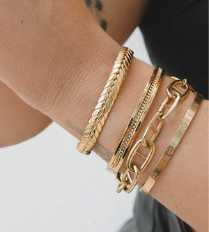 Chain Bracelet-Gold
