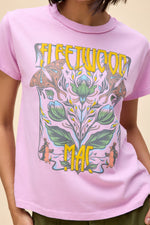 Fleetwood Mac Butterflies Reverse GF Tee - Lilac Chiffon