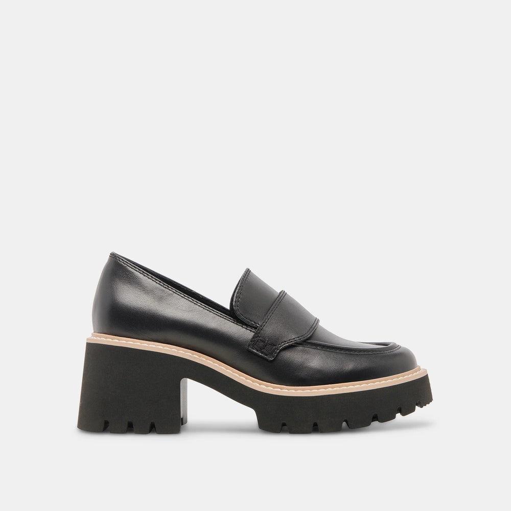 Halona Loafers-Onyx Leather