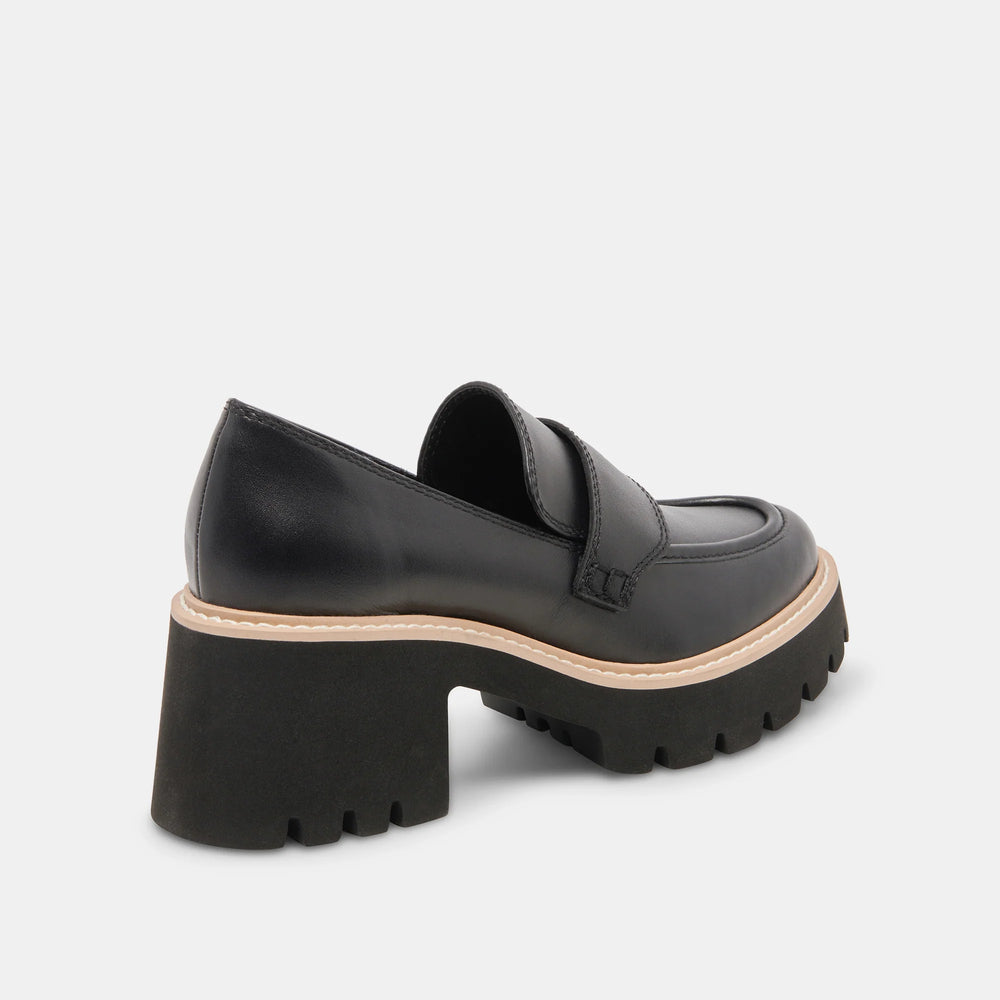 Halona Loafers-Onyx Leather FINAL SALE