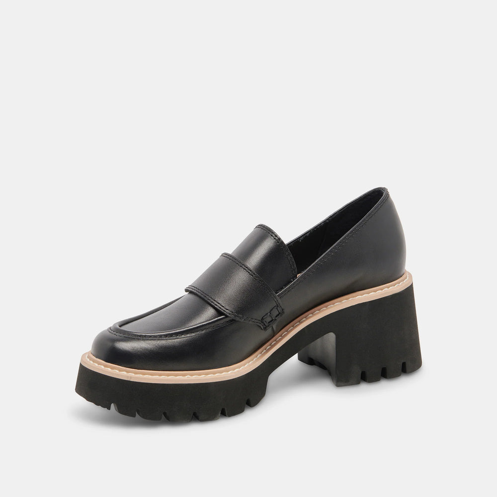 Halona Loafers-Onyx Leather FINAL SALE