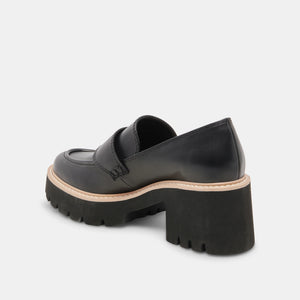 Halona Loafers-Onyx Leather FINAL SALE