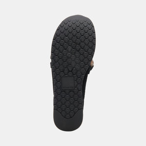 Jhenee Perforated Sneakers- Onyx Suede