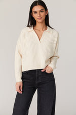 Vhari Collar Sweater-Oatmeal Mel