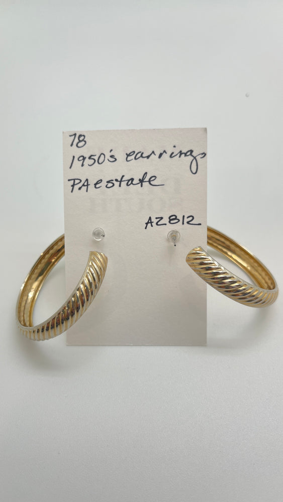 AZ812 Vintage Hoop Earrings