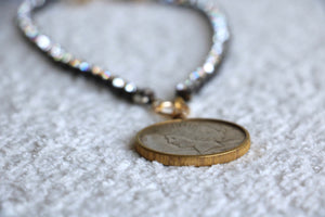 Vintage Coin Necklace BA671