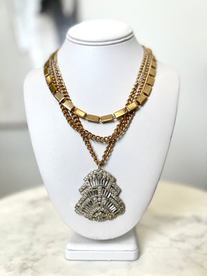 Vintage Layered Necklace BD457