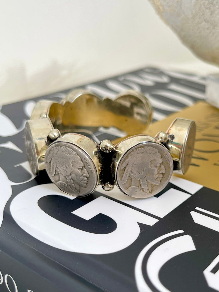 Vintage Buffalo Nickel Bracelet BD566