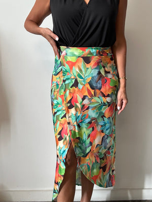 Faux Wrap Skirt-Giada