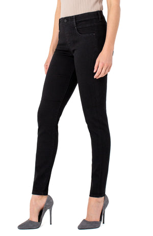 Gia Glider Pull-On Skinny-Black Rinse