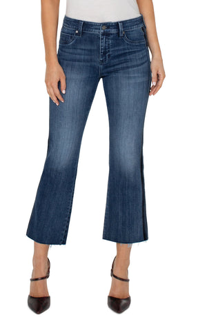 Hannah Crop Flare w Velvet Trim-Gilmore