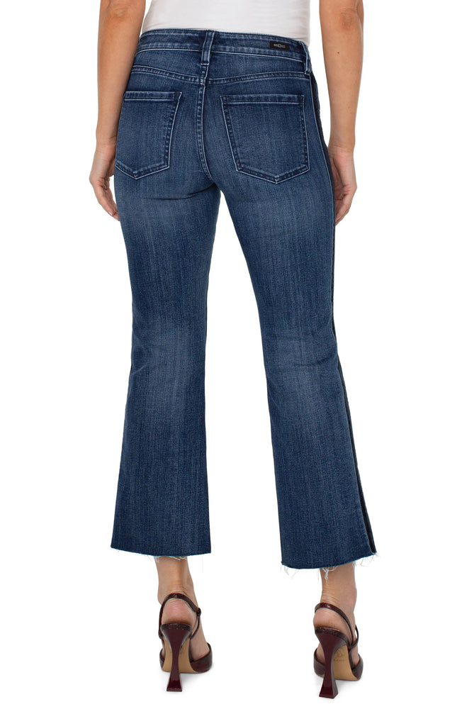 Hannah Crop Flare w Velvet Trim-Gilmore