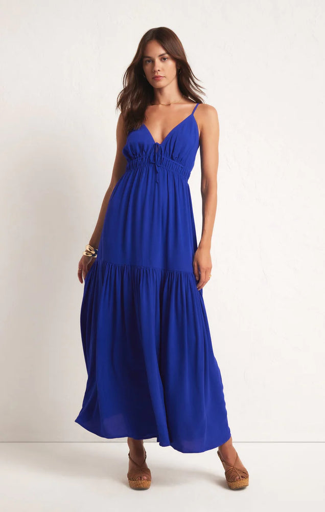 Lisbon Maxi Dress-Palace Blue