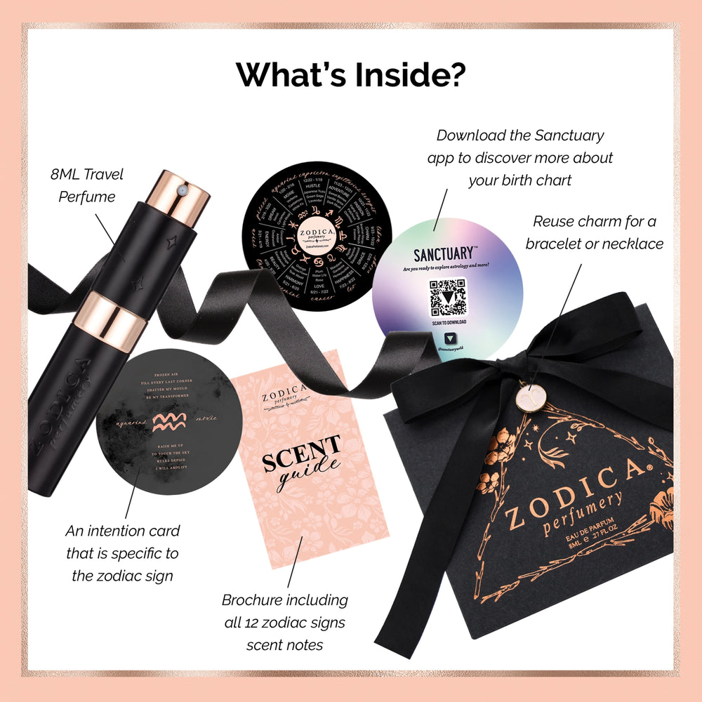 Virgo Zodiac Perfume Travel Gift Set