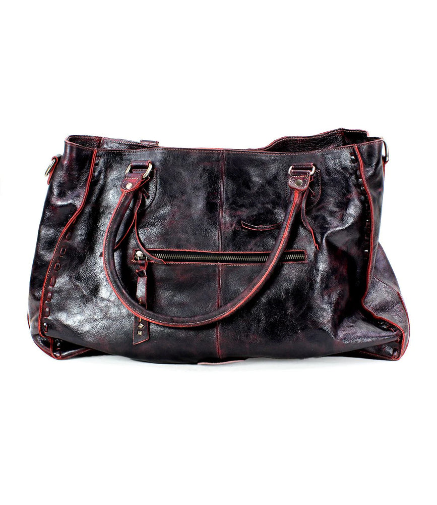 Rockaway Handbag - Red/Black Delux