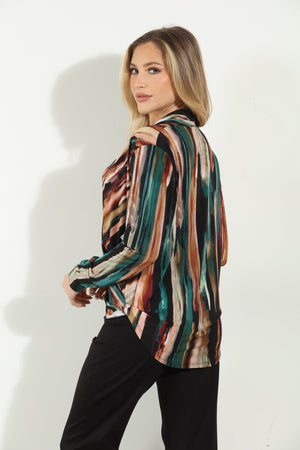 LS Surplice Cupro Top - Jenna