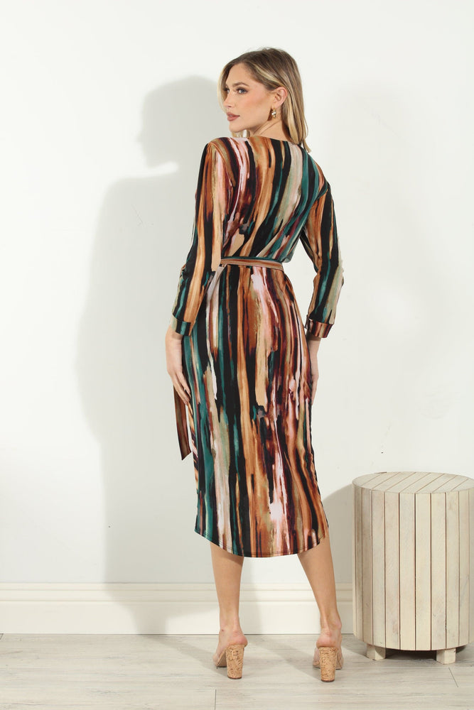 ITY Wrap Midi Dress -  Jenna FINAL SALE
