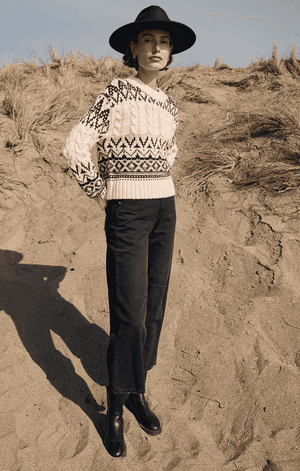 Garland Fairisle Sweater-Sea Salt