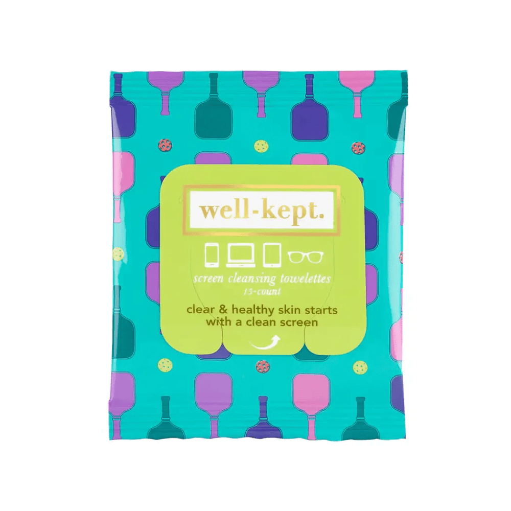 Well Kept Screen Cleansing Towelettes/Tech Wipes- Pickleballer
