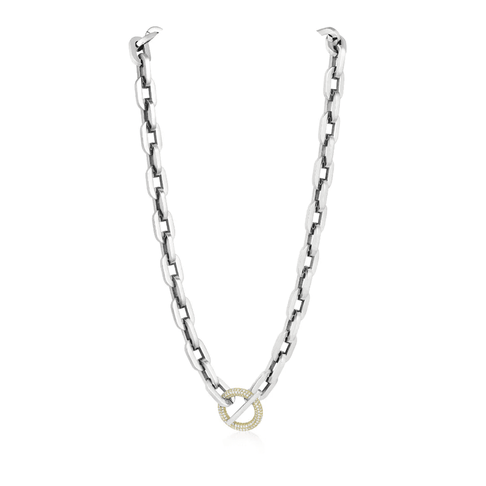 Rory Link Toggle Chain-Two Tone