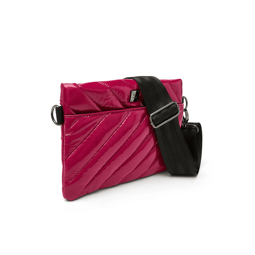 Diagonal Bum Bag 2.0- Glossy Garnet