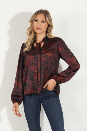 Tie Neck Blouse-Randall