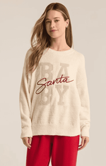 Santa Baby Cozy Sweater-Sea Salt