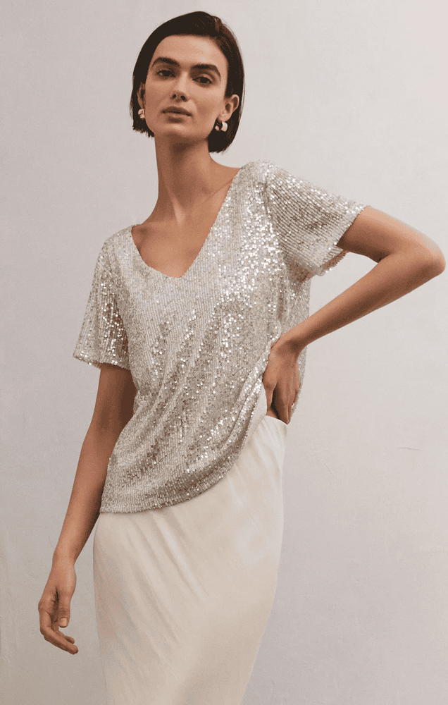 Marbella Sequin Top-Stardust