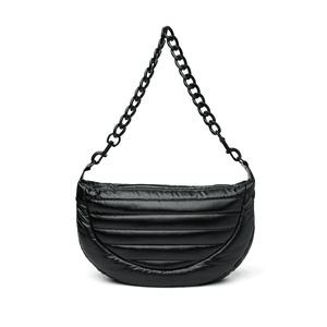 Elton Hobo Cross Body-Pearl Black w Black