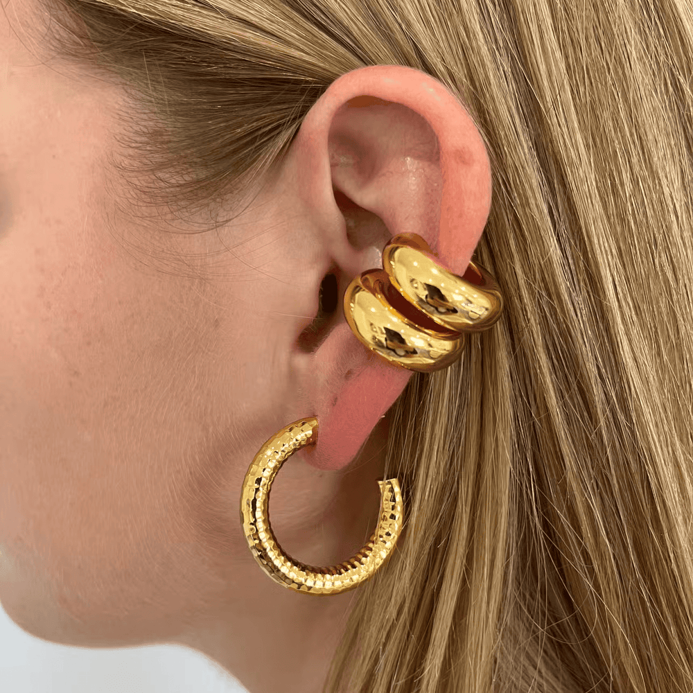 Becca Ear Cuff-Gold