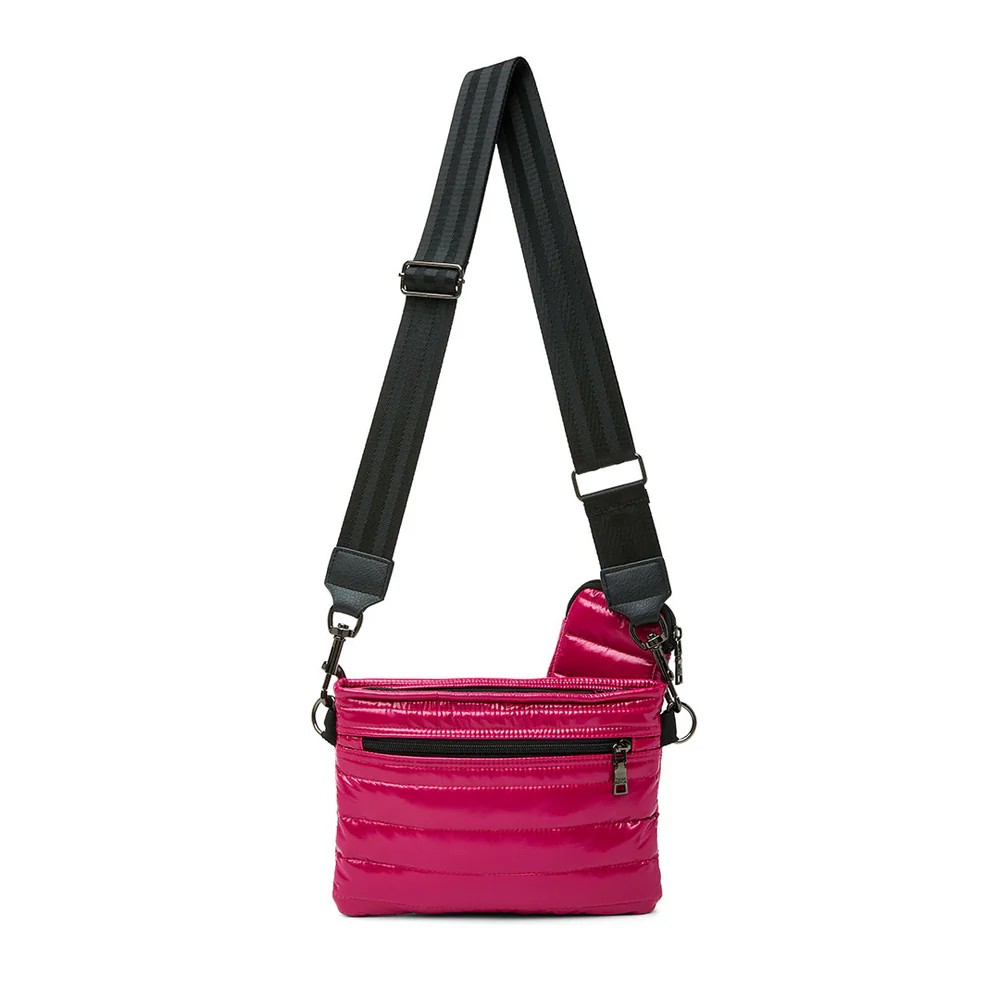 Downtown Crossbody Bag- Glossy Garnet