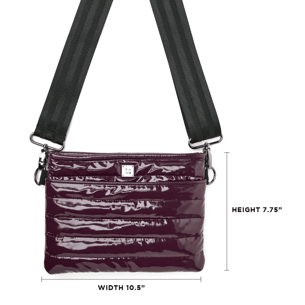 Bum Bag 2.0-Aubergine Patent
