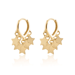 Star Shaker Earrings-Gold