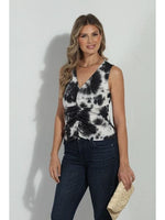 Shirred Sleeveless Tank-Stormi FINAL SALE