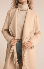 Alchemist Fringe Coat-Natural