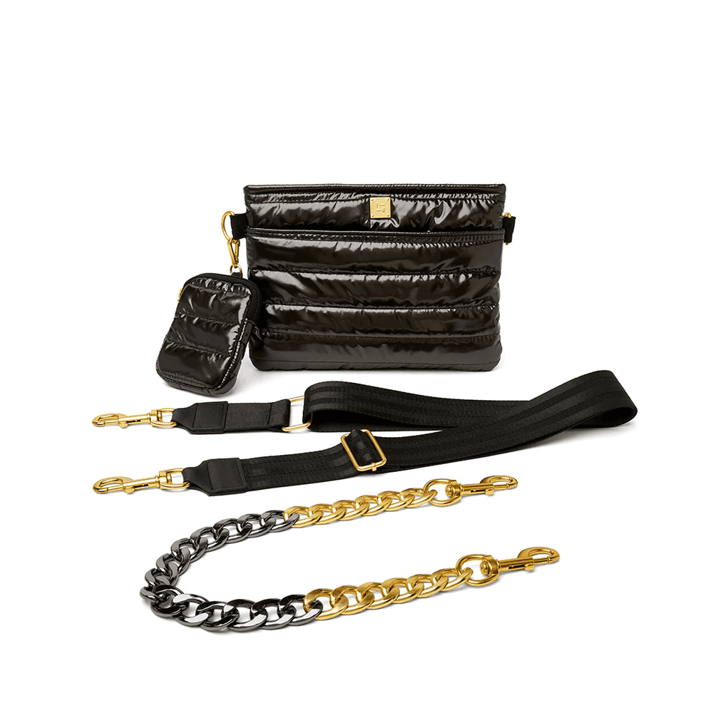 Downtown Crossbody Bag- Dark Mocha Patent
