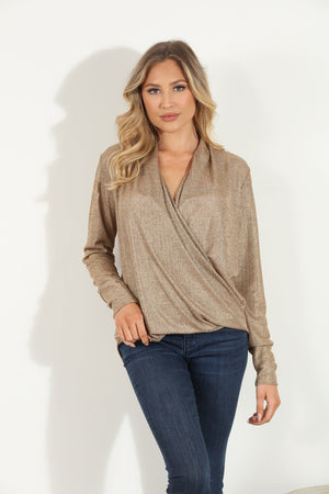 Surplice Cupro LS Sparkle Top-Zarri