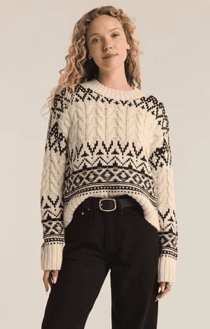 Garland Fairisle Sweater-Sea Salt