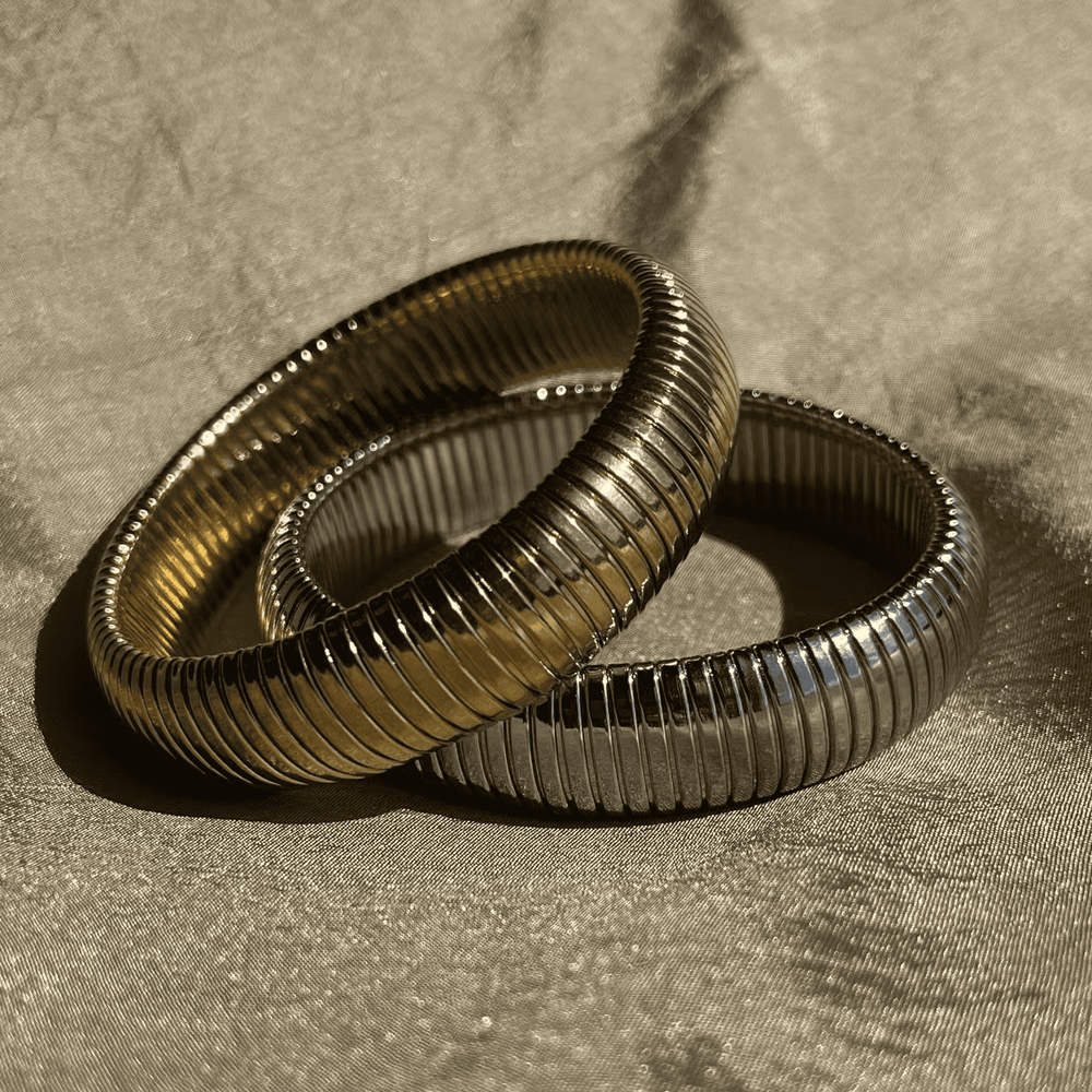 Veronica Bangle Bracelet- Silver